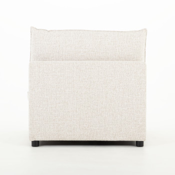 Zoey Modular 1.5 Seater Armless Sofa, Natural