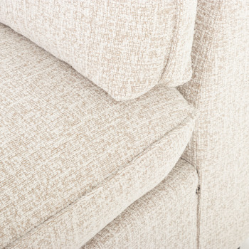 Zoey Modular 1.5 Armless Seater Sofa, Natural