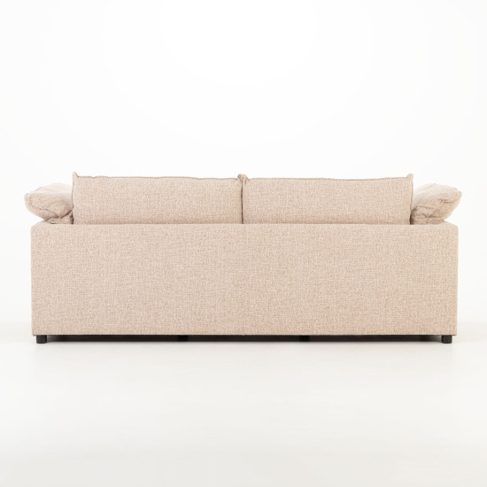 Zoey 3 Seater Sofa, Brown