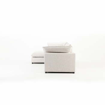 Zoey Left Hand Facing Chaise Sofa, Natural