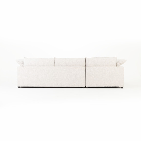 Zoey Left Hand Facing Chaise Sofa, Natural