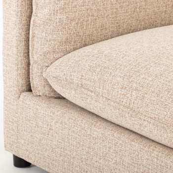 Zoey Modular 1.5 Seater Left Hand Facing Sofa, Brown