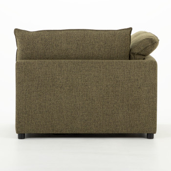 Zoey Modular 1.5 Seater Left Hand Facing Sofa, Green