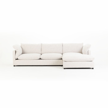 Zoey Right Hand Facing Chaise Sofa, Natural