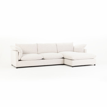 Zoey Right Hand Facing Chaise Sofa, Natural