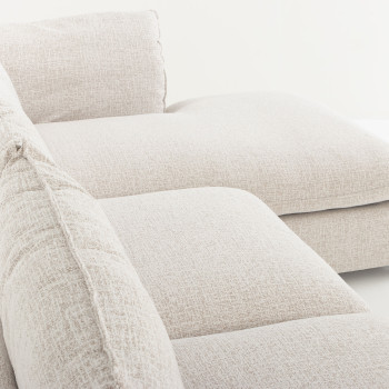 Zoey Right Hand Facing Chaise Sofa, Natural