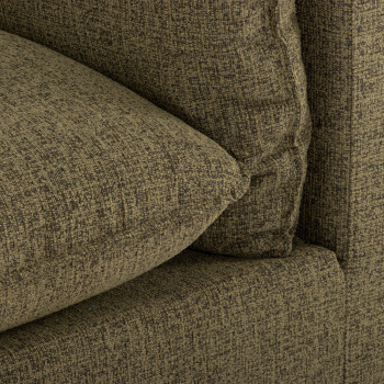 Zoey Modular 1.5 Seater Right Hand Facing Sofa, Green